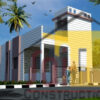 20x50-1000sqft West house Elevation